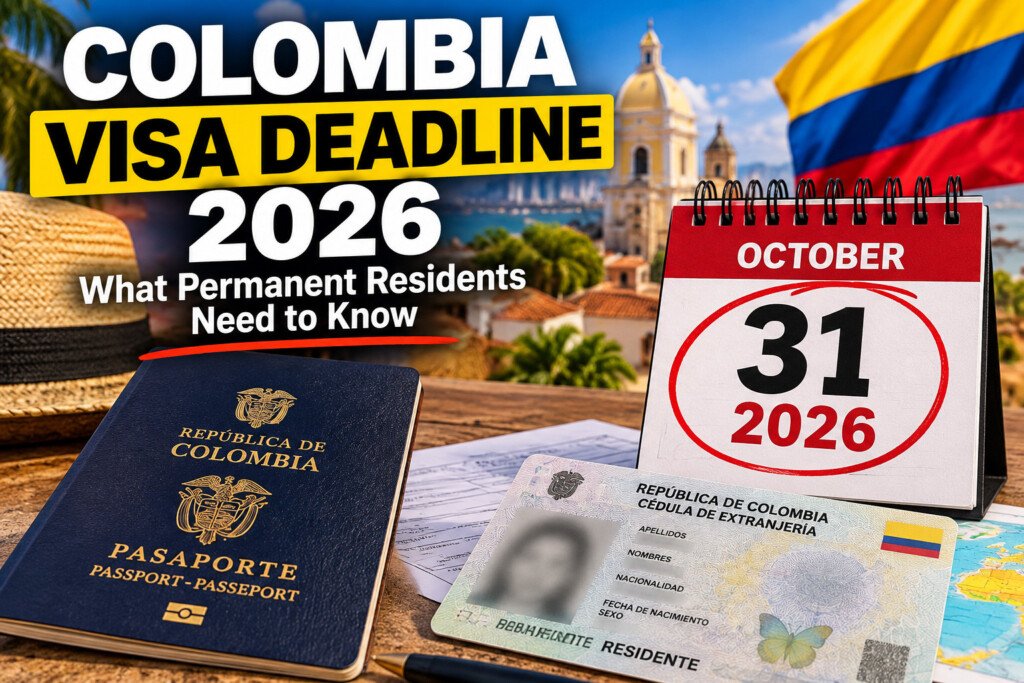 Colombia Visa Deadline October 31, 2026: What Permanent Residents Need to Know